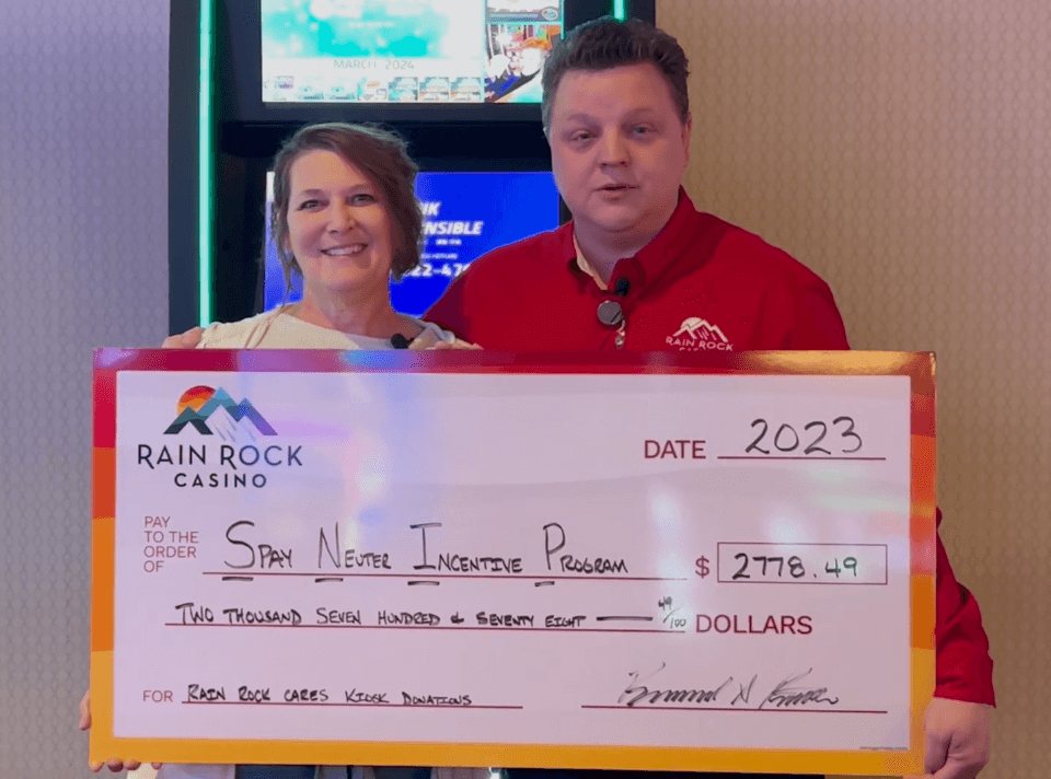 Support for local causes from Rain Rock Casino in Yreka, CA